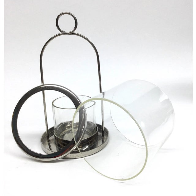 Vintage Hurricane Candle Holder Silver Plate India For Sale In Portland, ME - Image 6 of 9