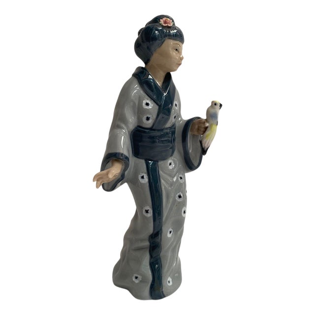 Vintage Porcelain Geisha from Casades, Spain, 1980s For Sale