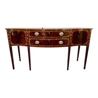 Stunning Councill Craftsman Furniture Mahogany Inlay Sideboard Buffet Server For Sale