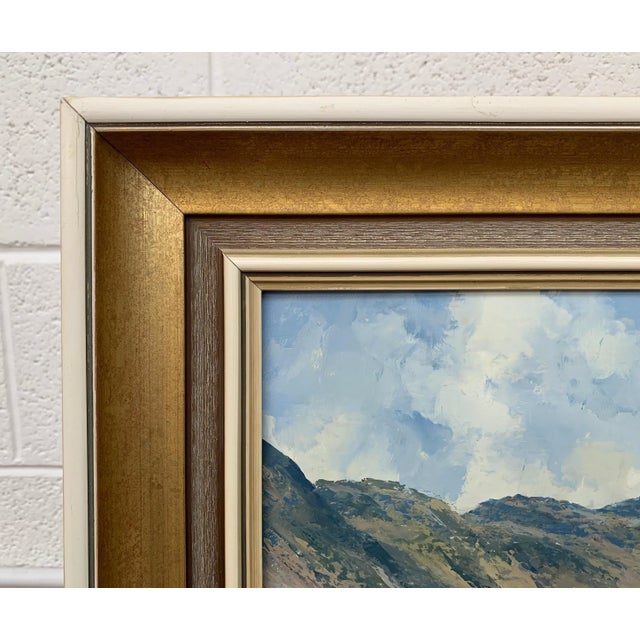 Vintage Oil Painting of the English Lake District by Modern British Landscape Artist, 1986 For Sale - Image 12 of 13