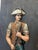 Brown Pair of Large HTF Midcentury 1960s American Revolutionary War Minutemen Soldiers 3d Wall Decor Rough Luxe Appeal For Sale - Image 8 of 10