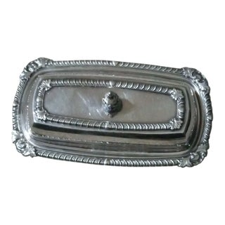 Gorgeous Rockford- Sheets 1875 Silver Victorian Style Butter Dish. For Sale