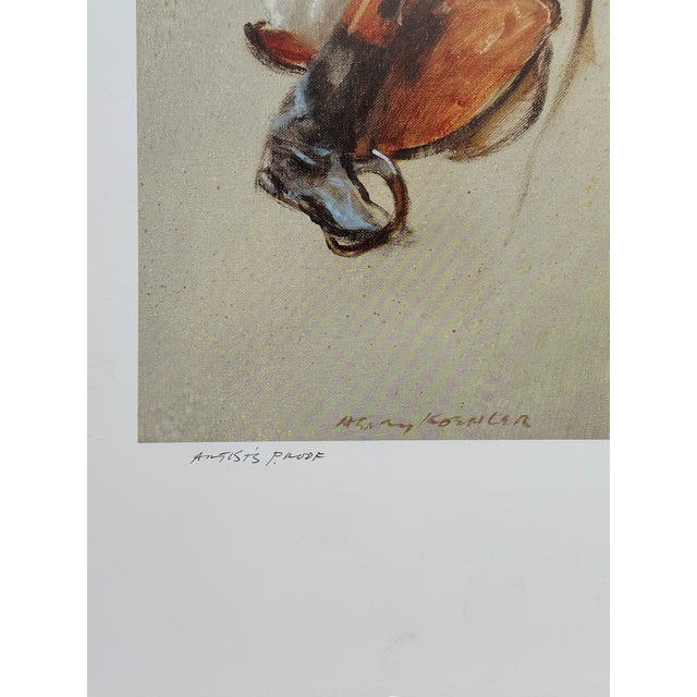 1990s Henry Koehler Artist’s Proof Jockey Studies II (1993) - Signed, Limited Edition of 100 For Sale - Image 5 of 7