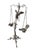 19th C. Grand Tour Candlesticks Bronze Heron Oil Lamps Made in Italy For Sale - Image 12 of 18