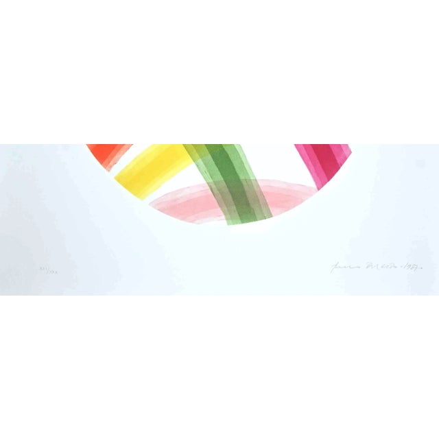 Oval is a color etching and aquatint on paper, realized in 1987 by the Italian graphic master Piero Dorazio (Rome, 1927 -...