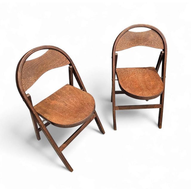 Crocodile Print B751 Chairs from Thonet, 1930s, Set of 2 For Sale - Image 10 of 12