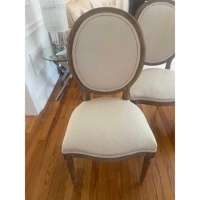 Farmhouse Set of 4 Restoration Hardware French Farmhouse Chairs For Sale - Image 3 of 12