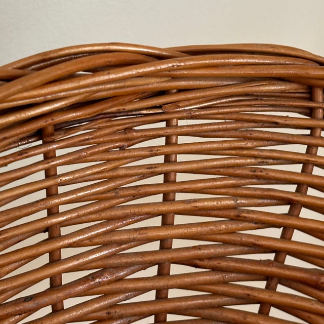 Mid 20th Century Mid-20th Century French-Style Footed Storage Basket For Sale - Image 5 of 12