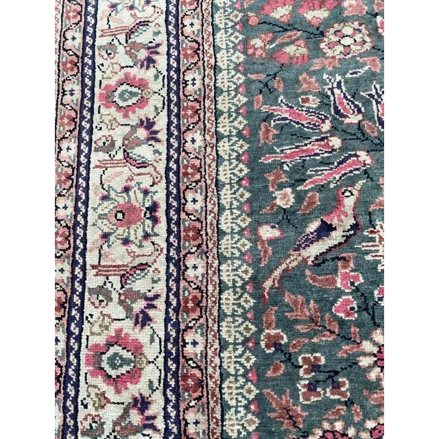 Vintage Silk Turkish Rug For Sale - Image 17 of 18