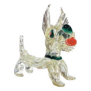 Murano Glass Dog Figurine, Italy, 1960s For Sale