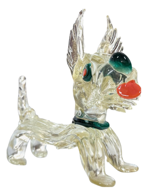Murano Glass Dog Figurine, Italy, 1960s