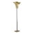Vintage Relux Milano Italy Brass & Lucite Torchiere Floor Lamp Model 101 For Sale