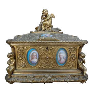 19th Century French Louis XV Style Bronze Box