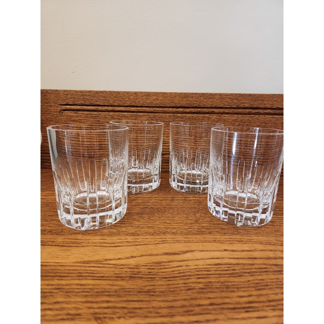 1980s Baccarat Rotary Glasses, Decanter, and Ice Bucket For Sale In Denver - Image 6 of 12