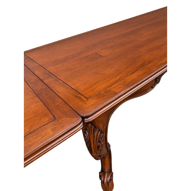 Vintage Bau Furniture Carved French Dining Table For Sale In New York - Image 6 of 12