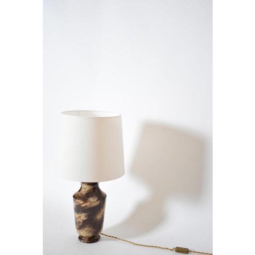 Ceramic Table Lamp from Caldas Da Rainha, 1920s For Sale - Image 3 of 6