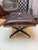 This is a vintage Herman Miller Eames Ottoman in Brown Leather. Original labels intact; 1950-60 era. Lots of patina to the...