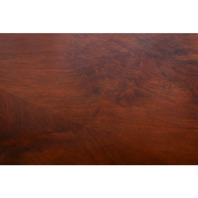 Brown Art Deco Table in Walnut attributed to Halabala for Up Závody, Czech, 1920s For Sale - Image 8 of 10