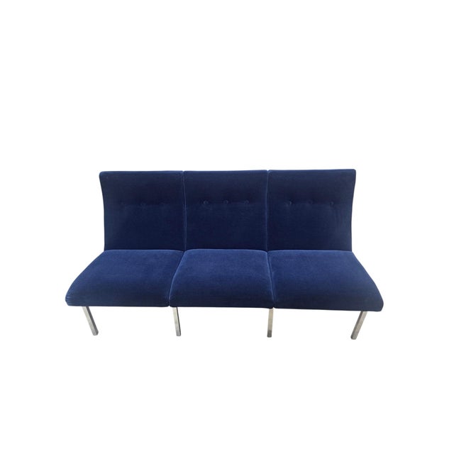 Steelcase MCM Attributed to Steelcase Sofa Newly Reupholstered For Sale - Image 4 of 7