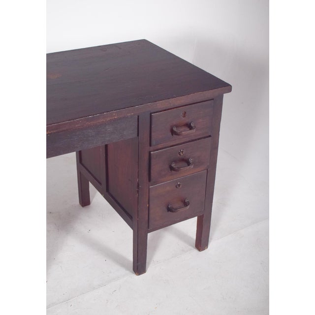Mid-Century Portuguese Desk from Olaio, 1950 For Sale - Image 6 of 9