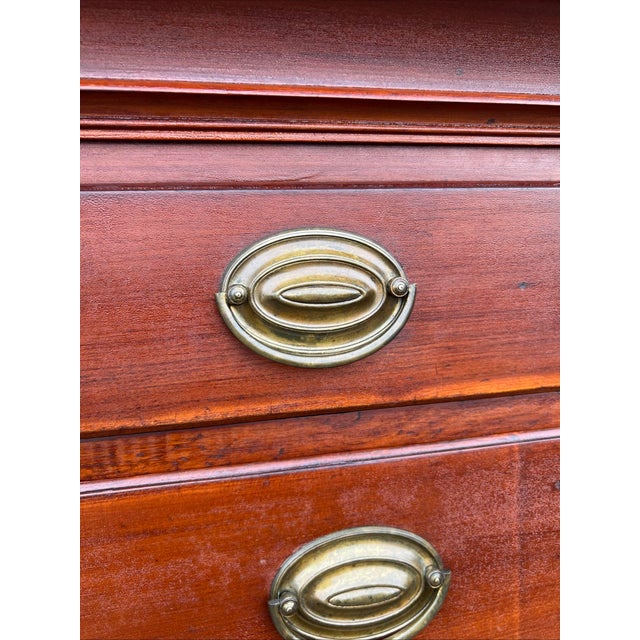 A Very Fine Antique Cherry Chippendale Tall Chest, Bucks County, Pa, Circa 1790s For Sale - Image 6 of 12
