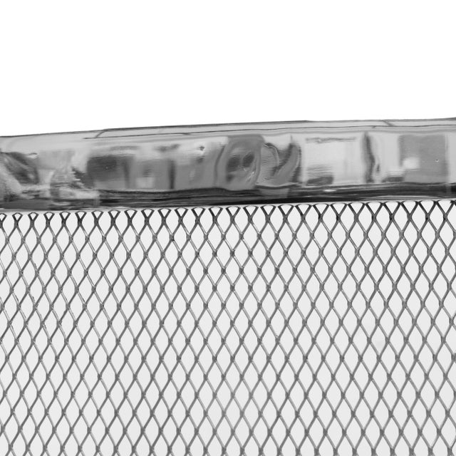 Mid Century Stainless Steel Fireplace Set For Sale In Boston - Image 6 of 17