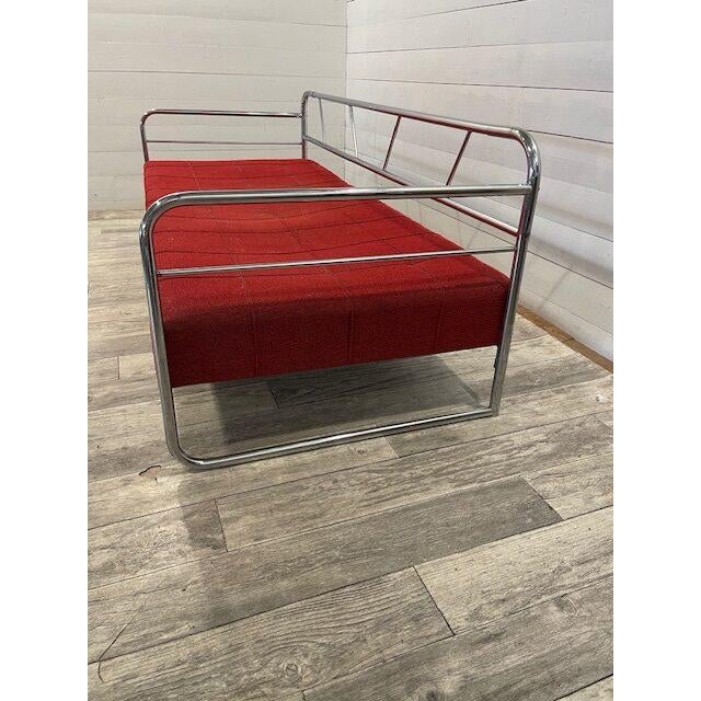 1940s Bauhaus Tubular Steel Sofa, 1940s For Sale - Image 5 of 10