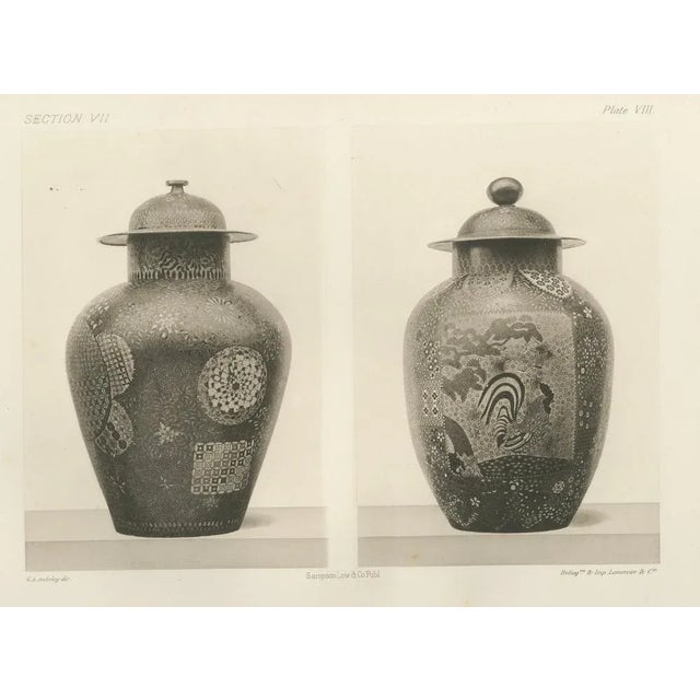 Audsley, Japanese Decorative Vases with Intricate Designs, 1884, Paper For Sale - Image 6 of 7