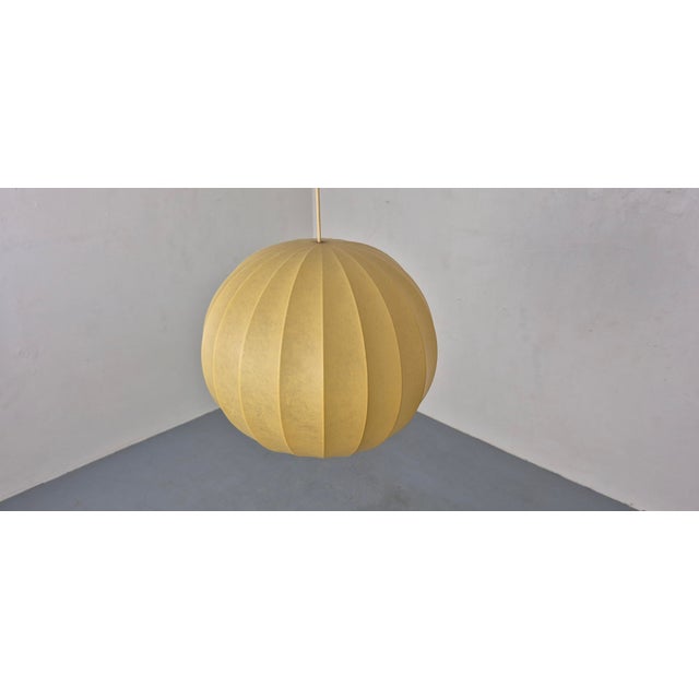 Vintage Cocoon Pendant Lamp, Italy, 1960s For Sale - Image 13 of 15