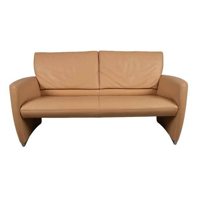 Angel 3250 2-Seater Sofa in Cognac Leather from Jori For Sale