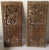 Chinese Carved Wood Chinese Panels - A Pair For Sale - Image 3 of 9