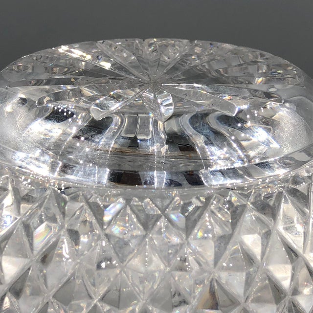 Ornamental Vase in High-Lead Crystal with Gilt Etching from Glashütte Klokotschnik, Germany, 1960s For Sale - Image 12 of 14