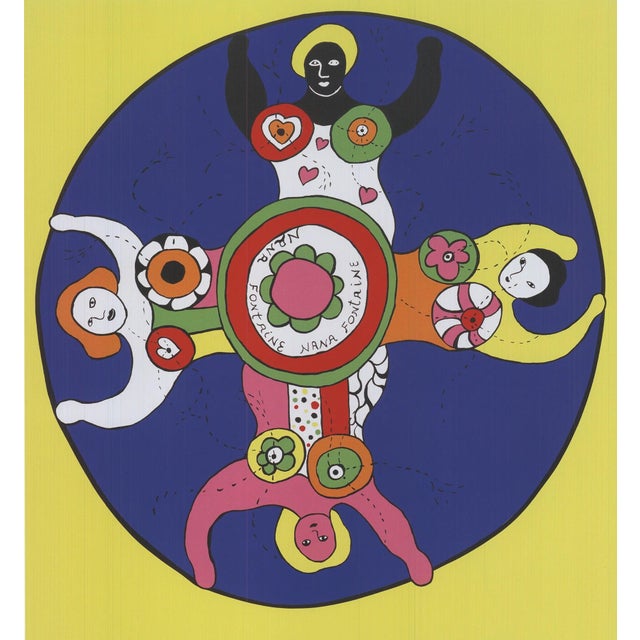 Contemporary Niki De Saint Phalle Study for Nana Fountain (yellow), 2011 For Sale - Image 3 of 4
