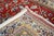 Red Late 19th Century Antique Bidjar Rug 4'9'' X 7'2'' For Sale - Image 8 of 9