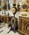 French Sevres-Style Black Porcelain Urn – Victorian Court Scene, Gold Gilding & Ornate Pedestal For Sale - Image 4 of 4