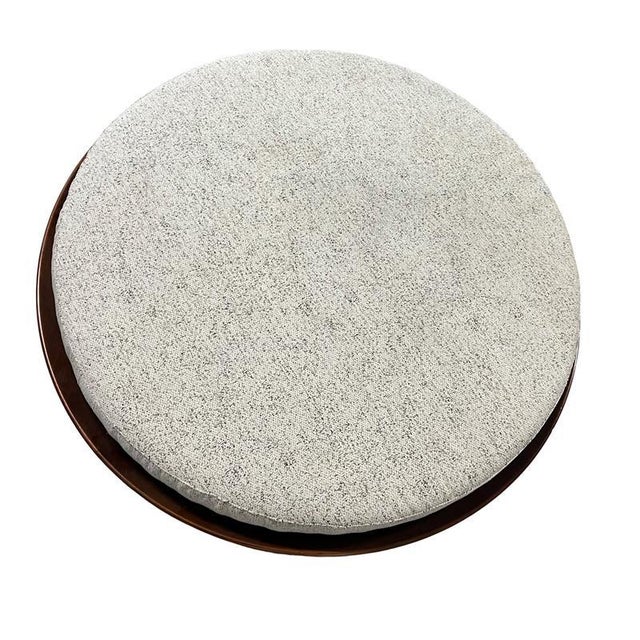 Mid 20th Century Italian Round Pouf For Sale - Image 4 of 4