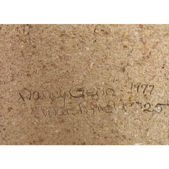 Nancy Genn, Handmade Paper Collage Sculpture Art Assemblage with String Nancy Genn Modernist, 1977 For Sale - Image 10 of 12