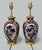 Late 19th Century Antique Pair Japanese Chinese Imari Porcelain Ormolu Table Lamps Blue Red Gilt For Sale - Image 5 of 9