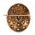 19th Century 19th Century French Victorian Rose Cut Diamond 18k Yellow Gold Enamel Brooch For Sale - Image 5 of 5