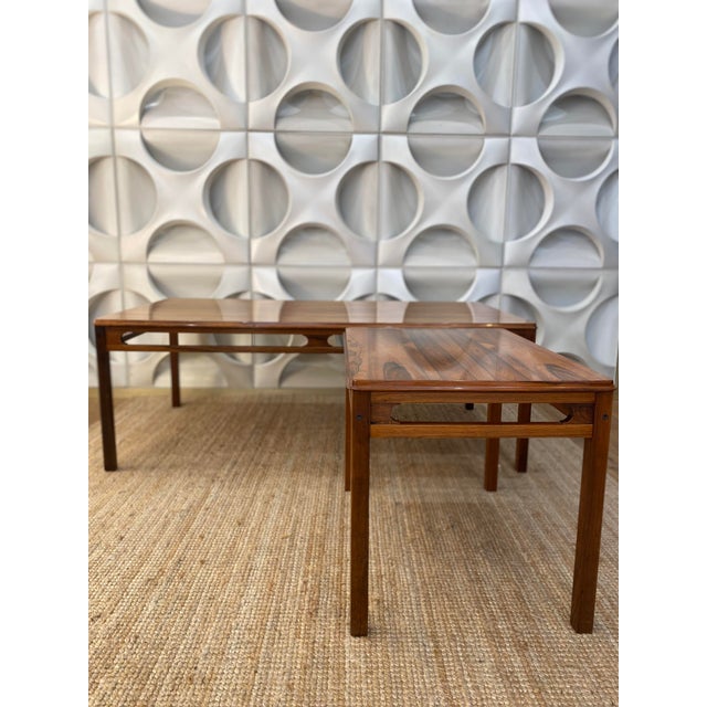 1960s Vintage Coffee Tables by Rasmus Solber for S Mobler, 1960s, Set of 2 For Sale - Image 5 of 13