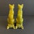 Mid 20th Century Egyptian Style Cat Bookends Ceramic Gayer Anderson Style Statues a Pair For Sale - Image 5 of 11