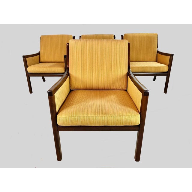 Mahogany Lounge Chairs from Ole Wanscher, Set of 2 For Sale - Image 11 of 12