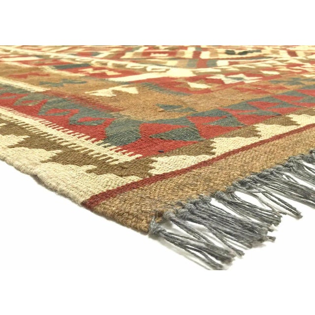 Traditional 1960s Afghan Maimana Kilim For Sale - Image 3 of 4