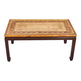 Art Moderne Silver Gilt Coffee Table in the Style of Max Kuehne For Sale