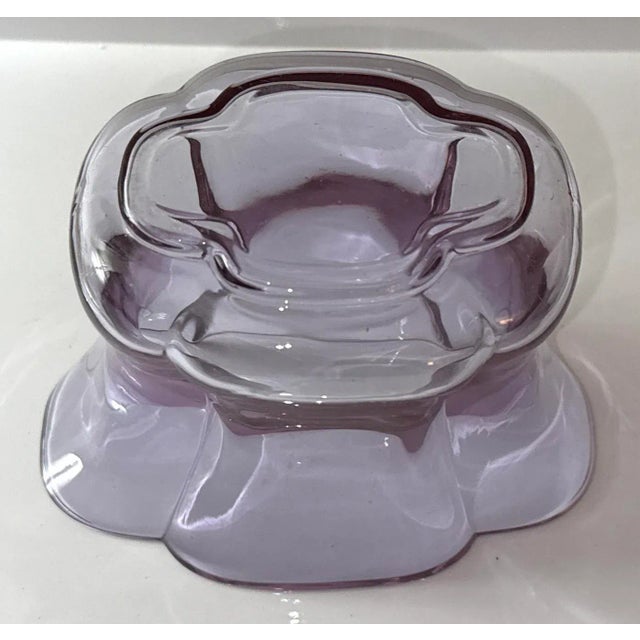 1950s Alexandrite Color Changing Glass Vase For Sale - Image 5 of 9