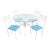 Phyllis Morris Palm Beach Style Bamboo Patio Set For Sale