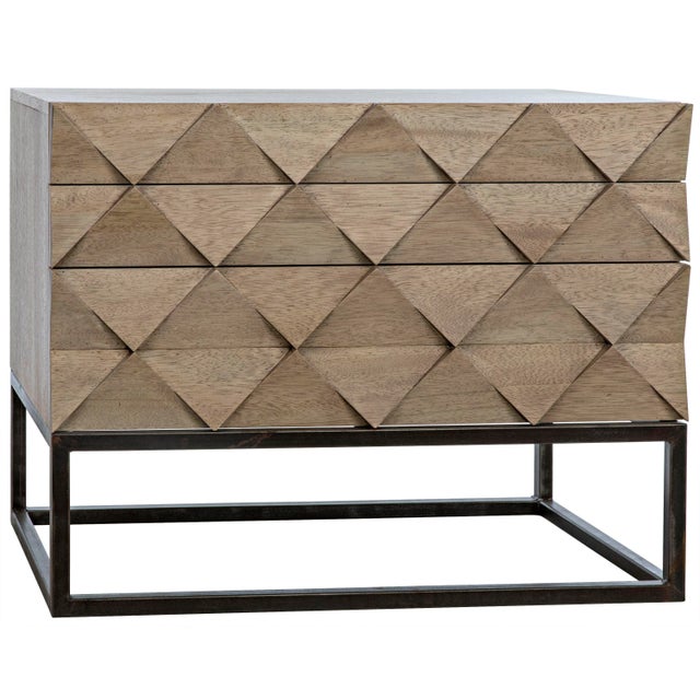 NOIR Draco Sideboard with Metal Stand, Washed Walnut For Sale - Image 13 of 13