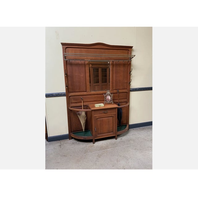 Antique Art Nouveau Wardrobe, 1910 For Sale - Image 4 of 9