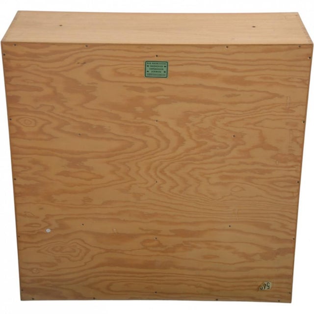 Brown Vintage Bookcase in Oak by Mogens Koch, 1980s For Sale - Image 8 of 12