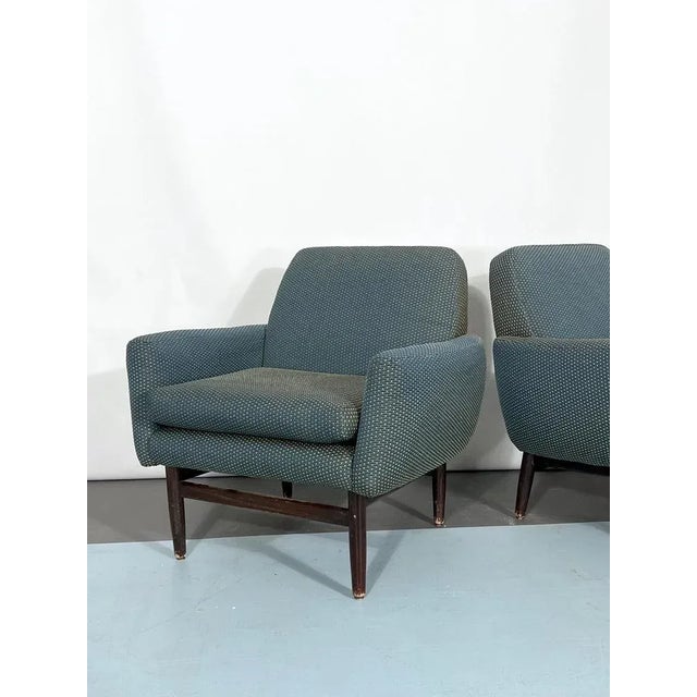Mid-Century Modern Set of Mid-Century Italian Wood Modern Armchairs, 1960s For Sale - Image 3 of 17